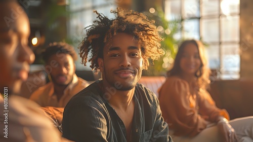 Genuine Smiles and Relaxed Postures in a Natural Light Setting