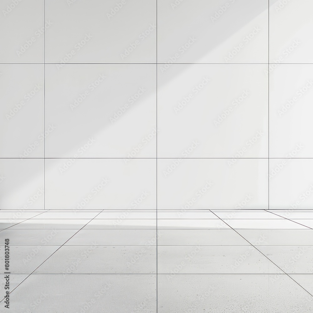 modern concrete building whit flat surface in white background wall modern concrete building whit flat surface in white background wall