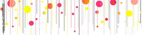 minimalistic  lines circles simple shapes and lines  vertical lines of solid bold neon colours