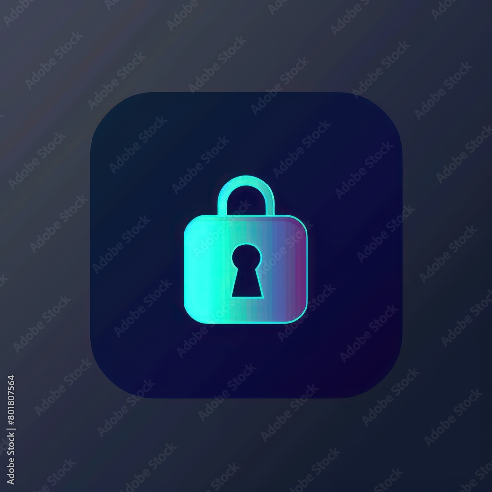 cyber security pad locker in a modern computer website icon for an authentication proxy cyber security pad locker in a modern computer website icon for an authentication proxy