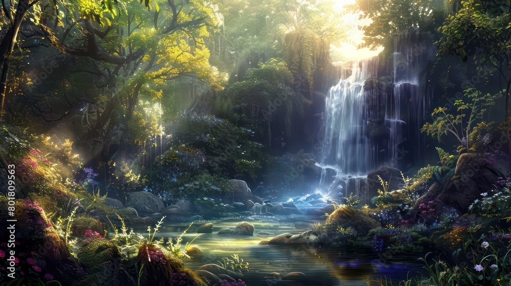 beautiful nature forest and water lake beautiful nature forest and water lake
