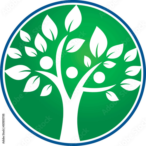 Tree logo template