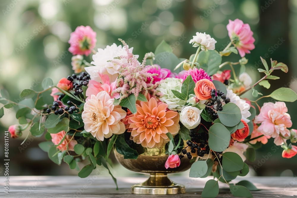 Obraz premium Summer rustic wedding flowers 