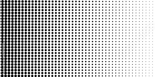 Dot pattern seamless background. Polka dot pattern template Monochrome dotted texture vector modern dots comic
