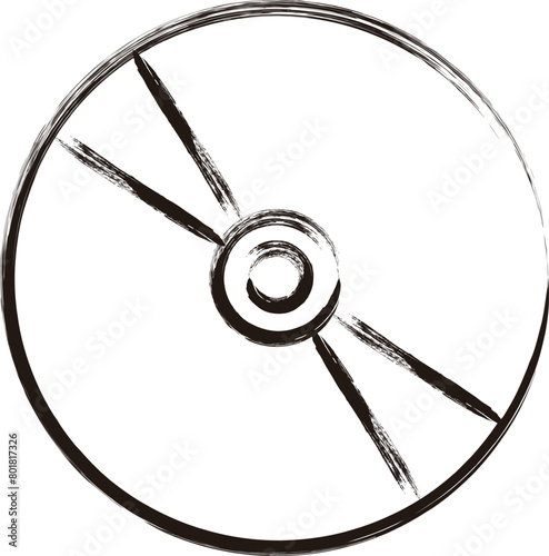 筆書きビジネスアイコン　DISC
