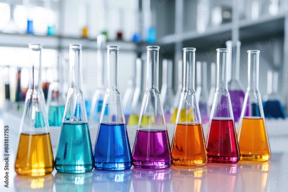 a scientific lab, scientists, bright, white a scientific lab, scientists, bright, white