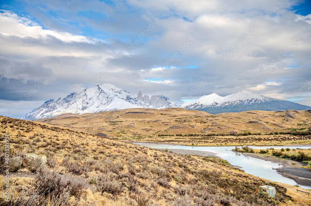 Entry to Torres del Paine's National Parks, Chile