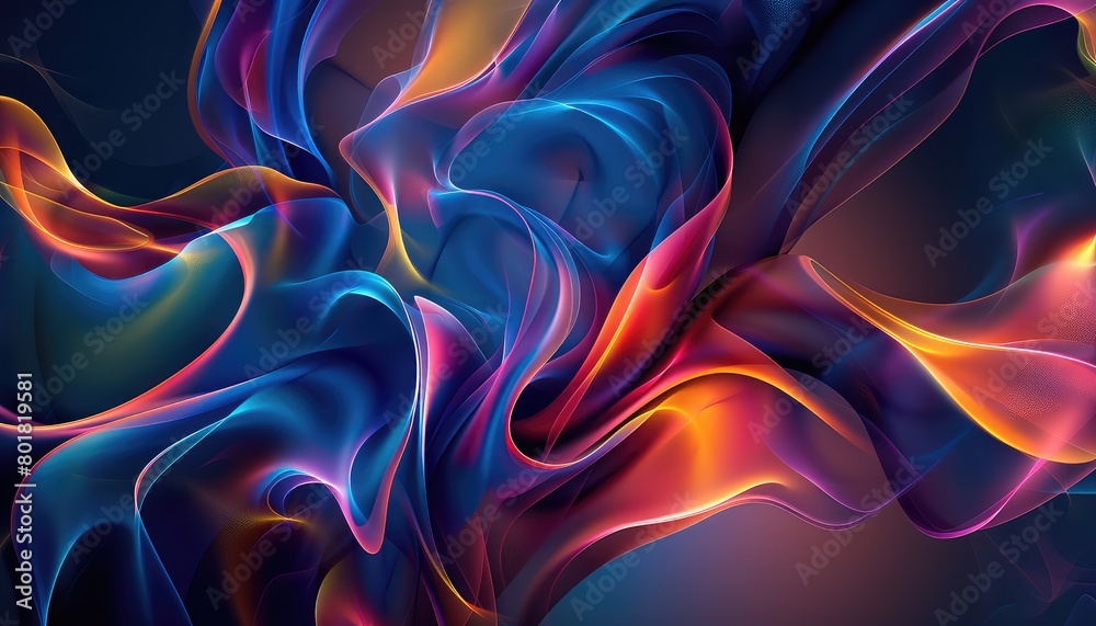 abstract presentation cover for a corporate messenger, background with abstract form, dark background with bright abstract figure abstract presentation cover for a corporate messenger, background with abstract form, dark background with bright abstract figure