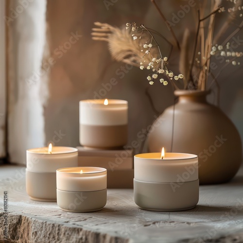 zen craft candles modern aesthetics and charm.  candles and holders contemporary design