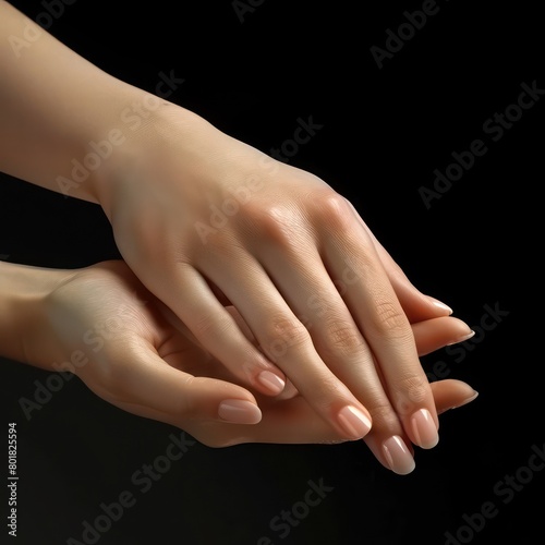 perfect clean hands of a woman