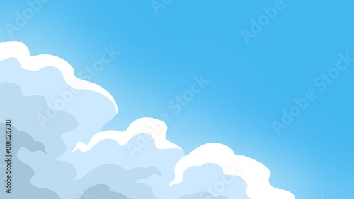 Clouds in The Sky Background for Wallpaper, with blured and noise effect