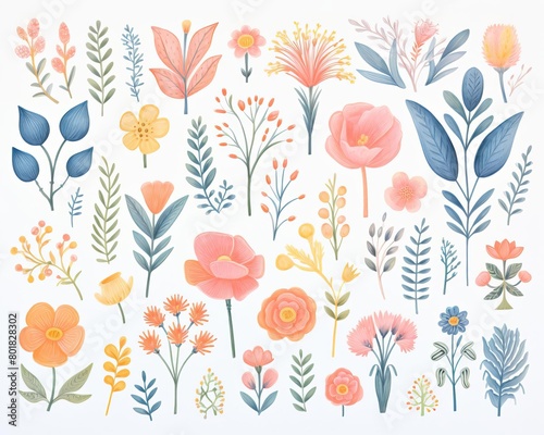 basic floral doodle