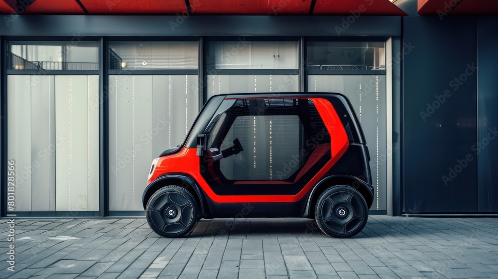 modern smart transport mobility taxi car,