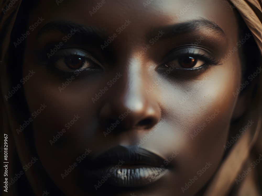 portrait of a african woman portrait of a african woman