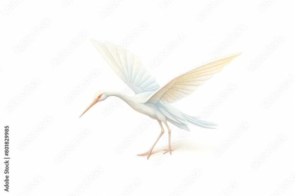 Obraz premium Simple origami, paper crane