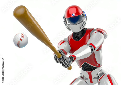 スポーツの概念で人工知能を搭載した野球選手