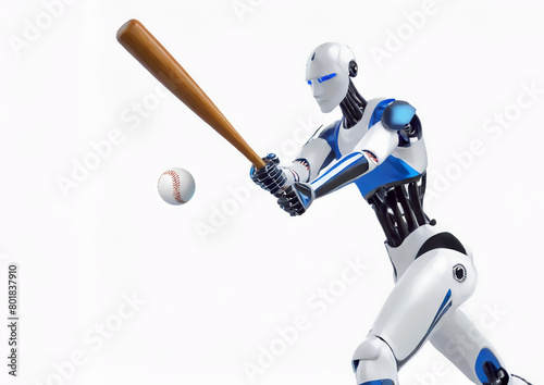 スポーツの概念で人工知能を搭載した野球選手