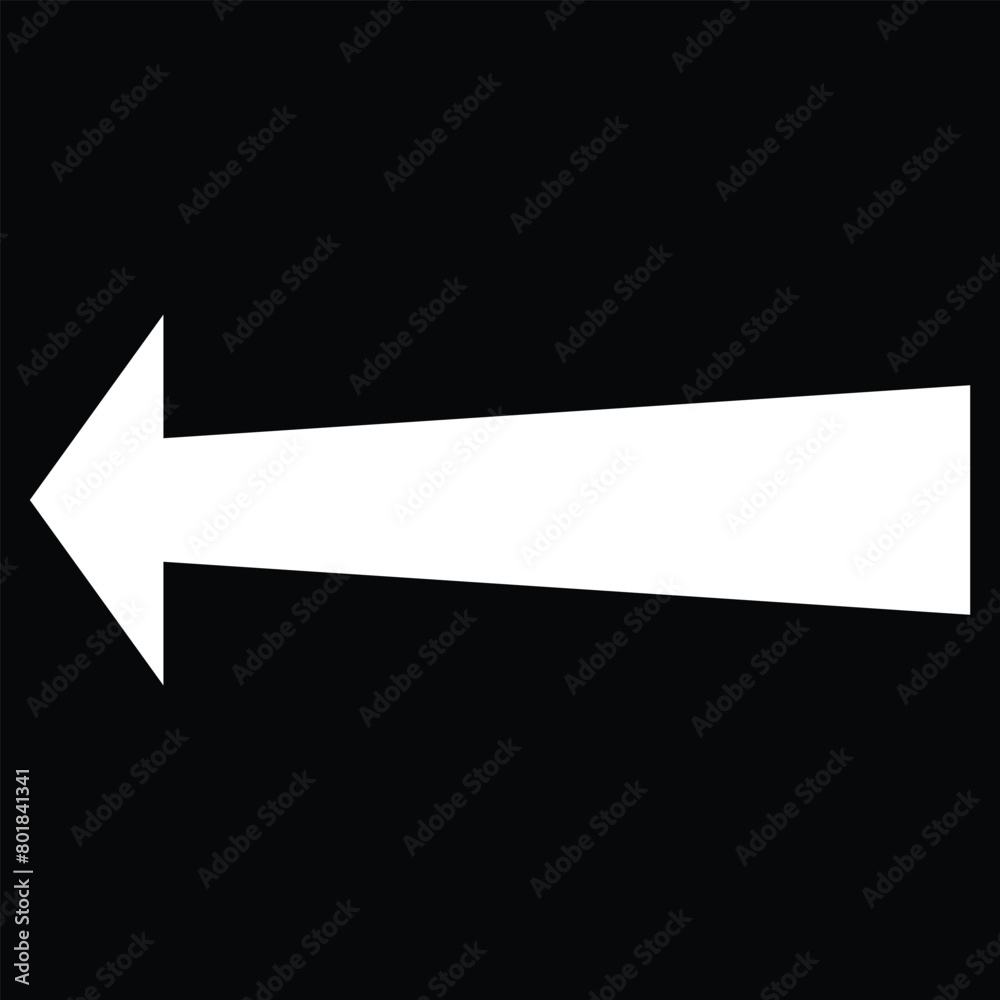 White arrow icon. White arrow icon.