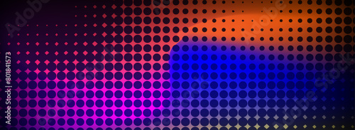 Abstract modern technology background with gradient color. Modern futuristic simple dots pattern. Abstract background with copy space vector illustration (ID: 801841573)