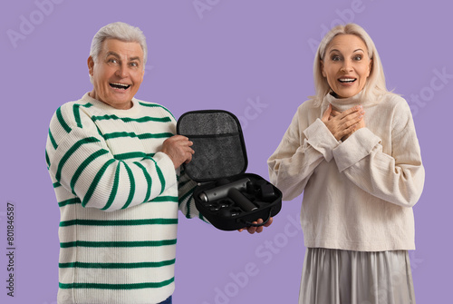 Mature couple with percussi...