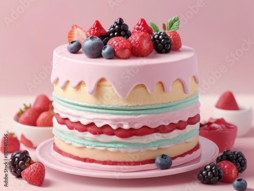 Illustration closeup background of premium sweet dessert 1