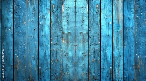 Texture of wood blue panel, Abstract background, empty template, Top view ,Old wooden planks texture, useful as background, Painted wood background ,wood background banner panorama 