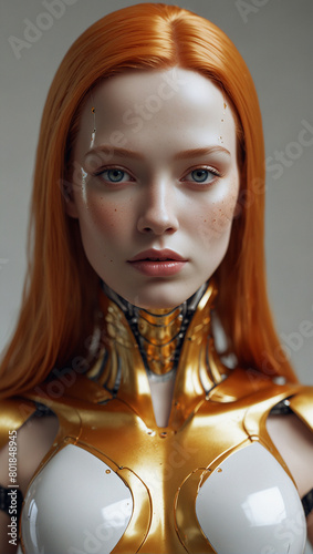 charming female robot