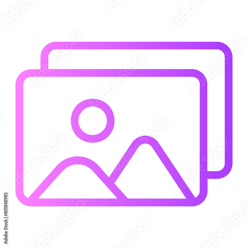 landscape gradient icon