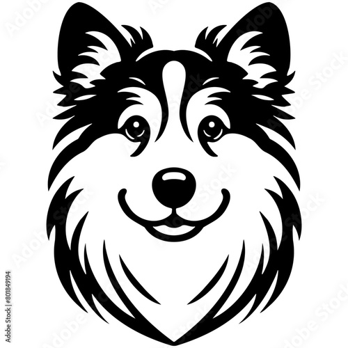 Welsh Corgi Dog Illustration.