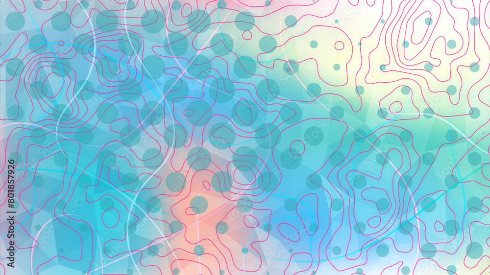 Obraz premium Abstract technology concept vector background. Dynamic geometric shapes composition. Minimal geometric background. Data particle element. abstract tech background,