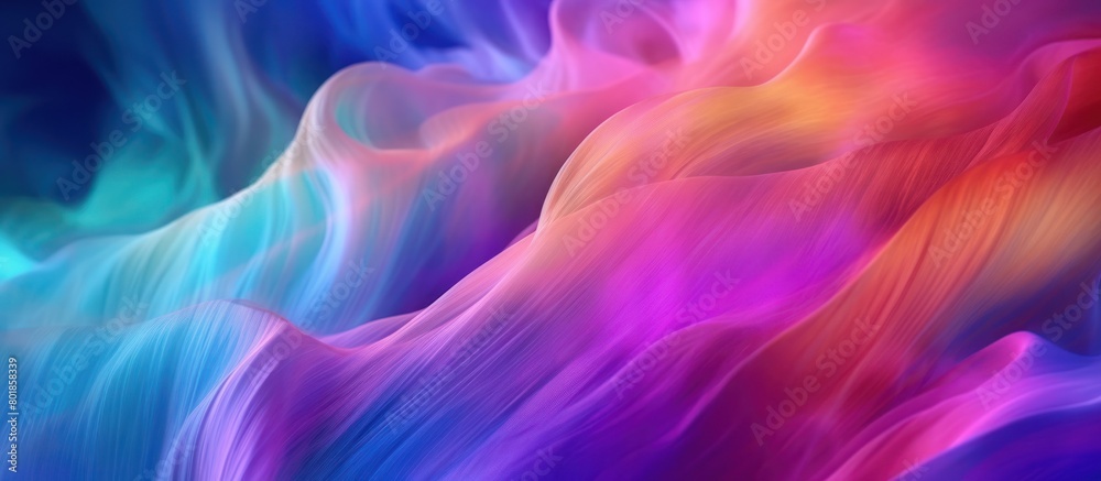 Obraz premium Dusty Holographic Abstract Multicolor Background