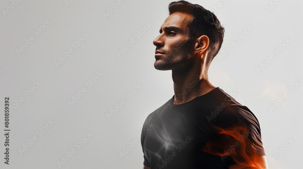 Confident and Accomplished Man Embodying the Spirit of Pride Confident and Accomplished Man Embodying the Spirit of Pride
