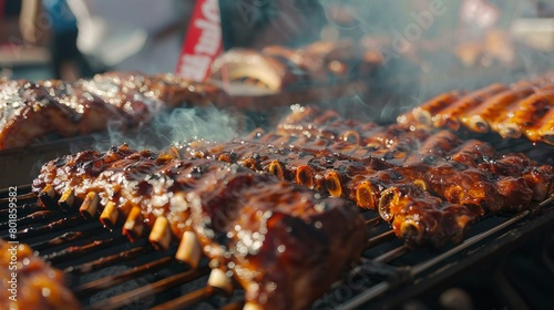 A high-stakes barbecue competition scene