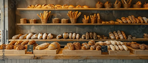 Bread in a bakery