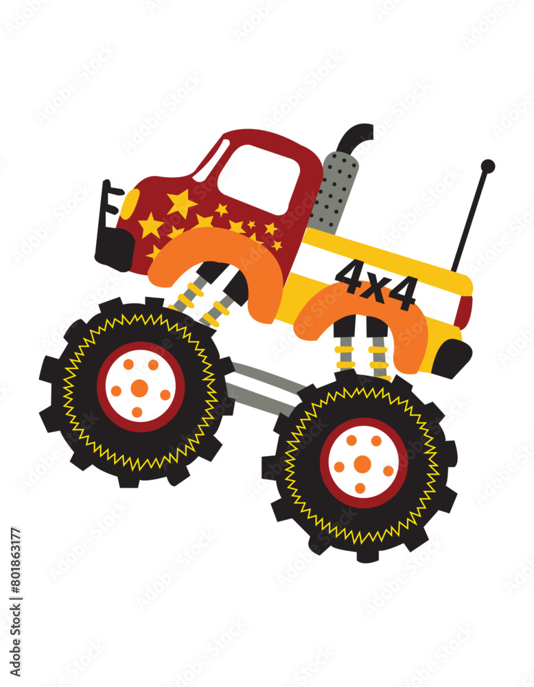 Monster Trucks T Shirt Logo Print Monster Trucks T Shirt Logo Print
