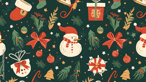 christmas seamless pattern