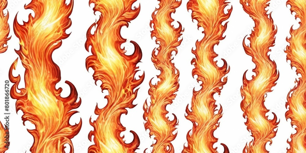 Fire flames seamless pattern. Fire background. Fire texture. Fire flames seamless pattern. Fire background. Fire texture.