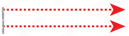 
Long dashed arrow vector icon.