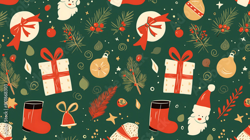 christmas seamless pattern