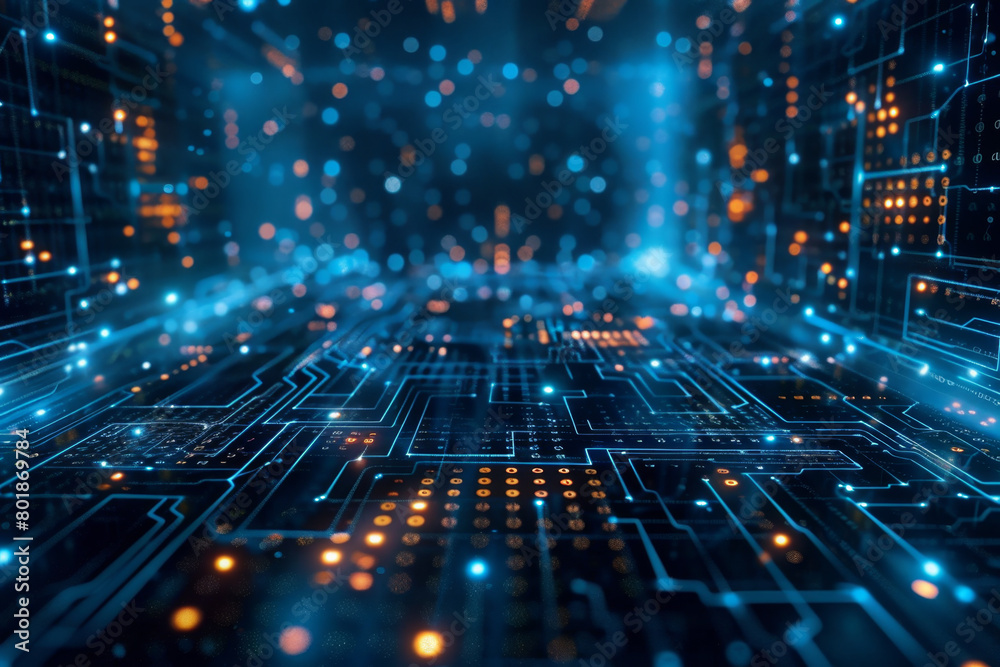 Fototapeta premium futuristic high tech background