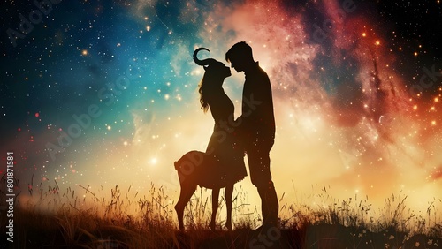 Horoscope compatibility for Capricorn and boyfriend in love astrology and intimacy . Concept Horoscope Compatibility, Love Astrology, Intimacy, Capricorn, Boyfriend