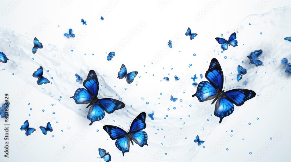 blue butterfly background blue butterfly background