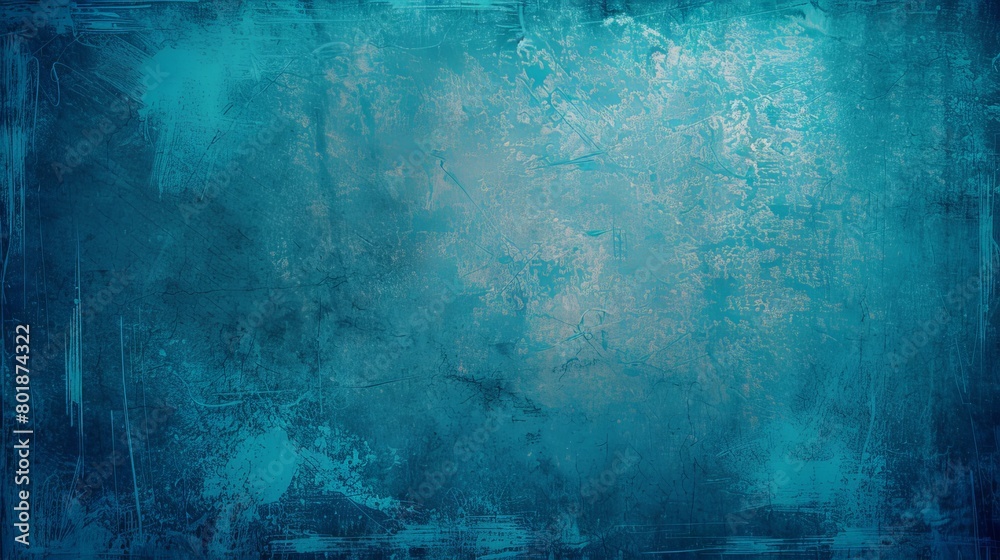 Fototapeta premium abstract blue concrete grunge texture background