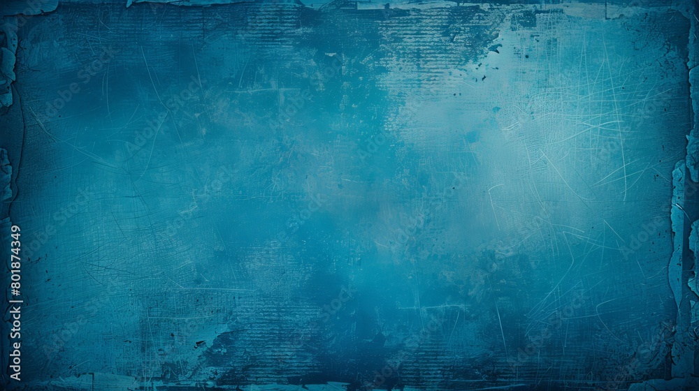 Obraz premium abstract blue concrete grunge texture background