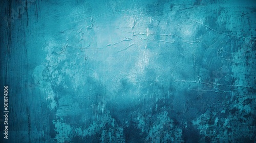 abstract blue concrete grunge texture background © fledermausstudio