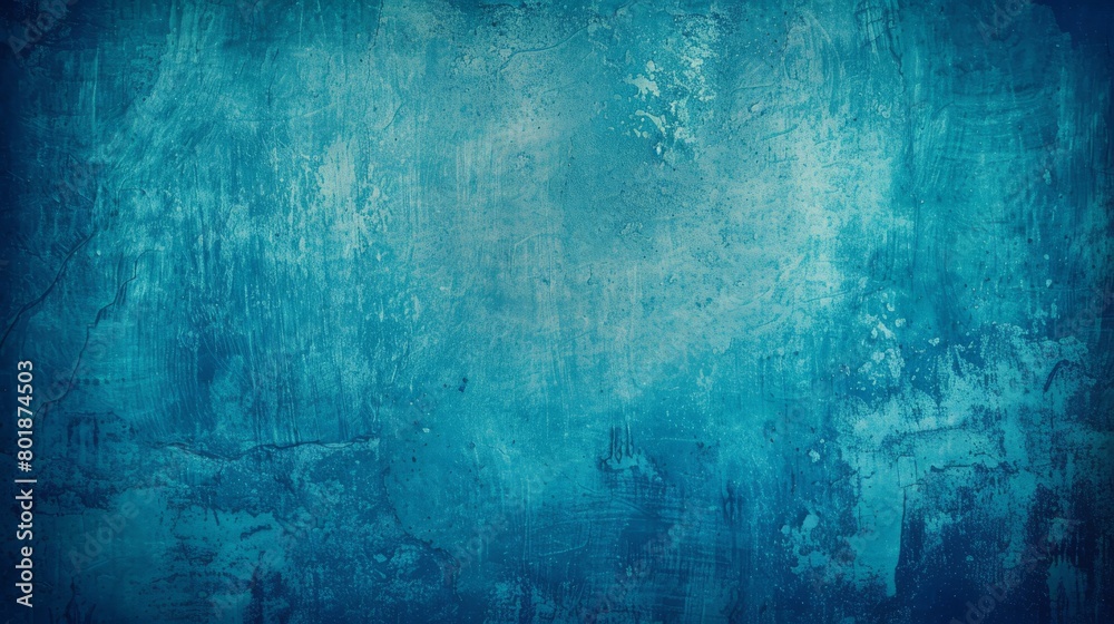 Obraz premium abstract blue concrete grunge texture background