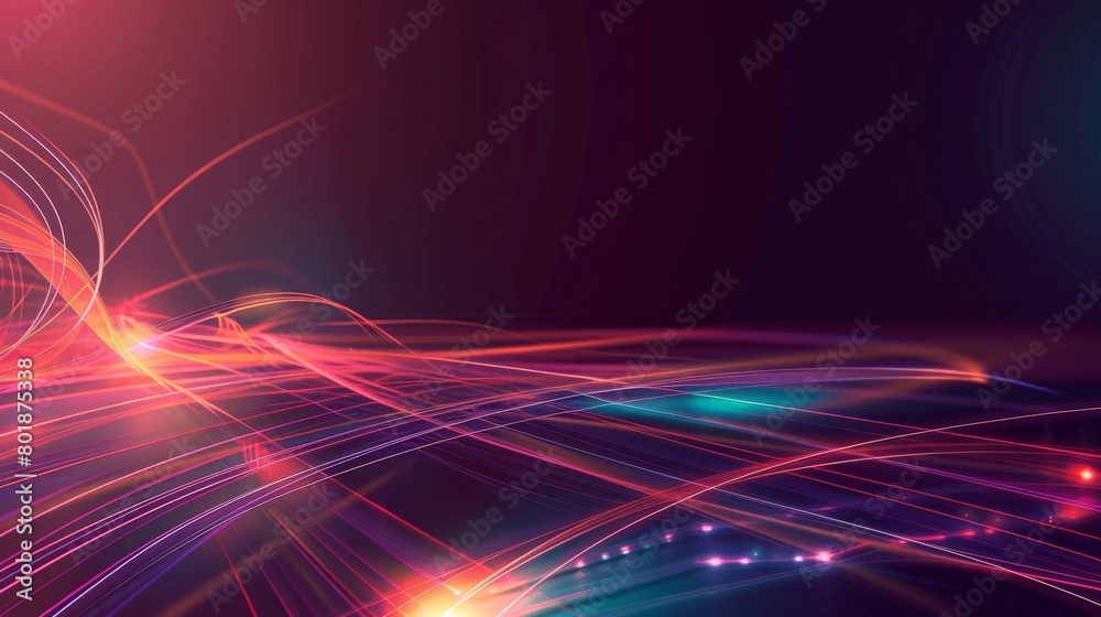 abstract blurred neon tangled web glowing lines background abstract blurred neon tangled web glowing lines background