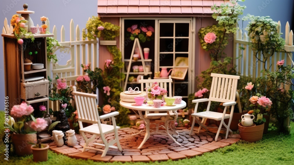 Obraz premium outdoor cafe