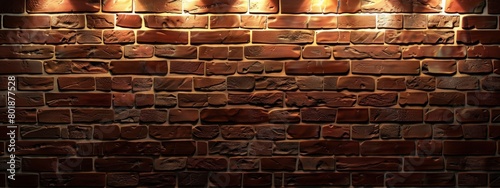 texture of brown bricks arranged in an unbroken pattern