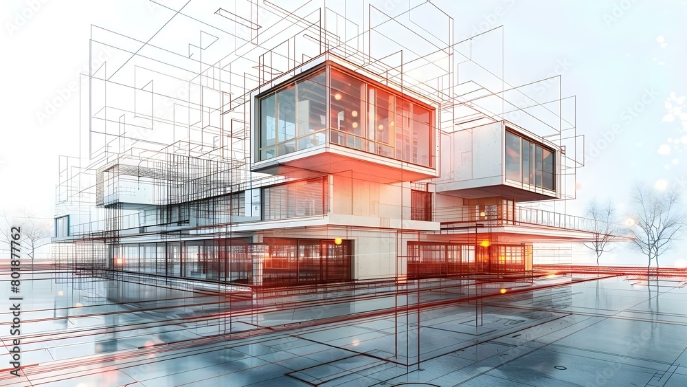 Innovative technology transforming construction with smart building systems and modern architecture . Concept Smart Building Systems, Modern Architecture, Construction Innovation Innovative technology transforming construction with smart building systems and modern architecture . Concept Smart Building Systems, Modern Architecture, Construction Innovation